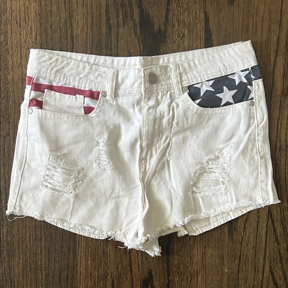 Refuge Size 11 American Flag Shorts